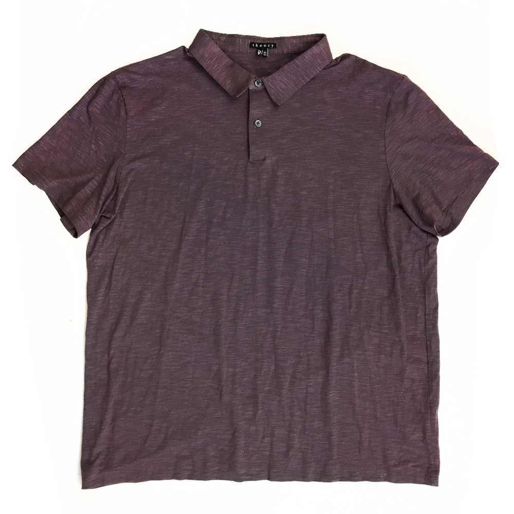 Men's Theory Soft Tee With Collar Size XXL